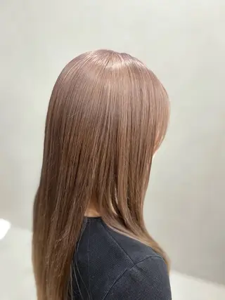 ロング カラー ブリーチなし透明感 カラー✨横山 佳希のヘアスタイル