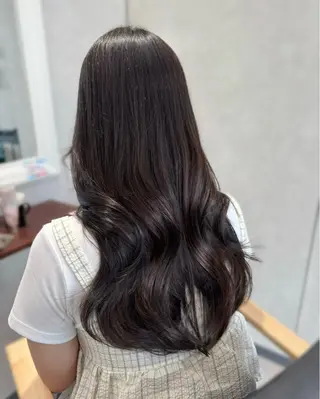 カラー 🩵ワンカラー／ 銀座／mayu🩵のヘアスタイル