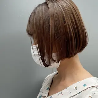 ショート カラー 髪質改善 中川　翔のヘアスタイル