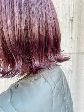 ミディアム カラー パーマ 海外レイヤー 🇺🇸/ヒナコのヘアスタイル