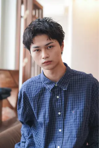 ショート メンズ 内山 湧勝/ メンズ/暖色カラーのヘアスタイル