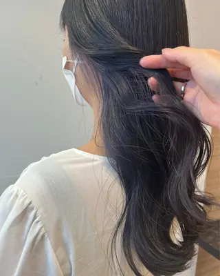 ロング カラー ツヤ髪カラー💎 佐藤あきのヘアスタイル