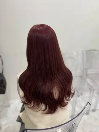 ロング カラー ガーリー♡女の子っぽ ヘア♡ピンクカラー♡のヘアスタイル