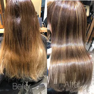 ロング カラー 舘野 太嘉宏のヘアスタイル