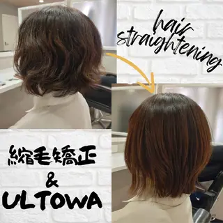 ショート パーマ GR 髪質改善トリートメント×ヘッドスパ【ジーアール】所属・🌺中村🌺毎日楽し くなる髪をご提案✨のヘアスタイル