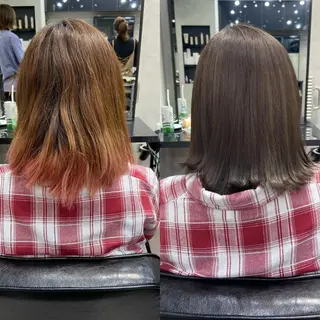 ミディアム カラー ヘアアレンジ ar+ ❤︎ maiのヘアスタイル