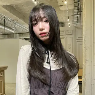ロング suu 渋谷所属・Mirai /ナチュラルモードのヘアスタイル
