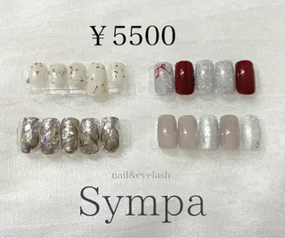 ネイル Sympa 𝓜iwako🐰ᩚのネイルデザイン