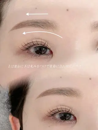 アイブロウ Une fleur 新宿店所属・Une fleur RENAのマツエク・マツパデザイン