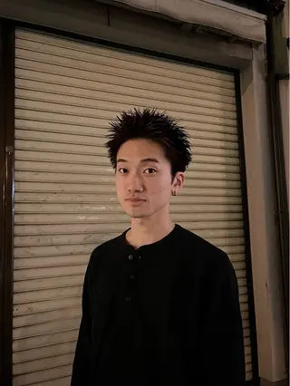 ショート カラー メンズ 野中里紗/ ベージュカラーのヘアスタイル