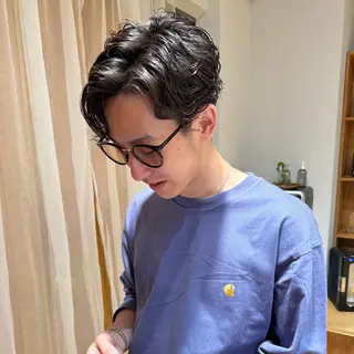 パーマ メンズ 大橋 芽衣のヘアスタイル