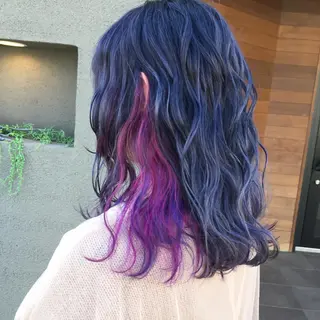 ロング maco 艶感ハイトーン🦋のヘアスタイル