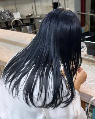 ロング カラー ササキカズマ〻透明感 〻色落ち〻赤み消しのヘアスタイル