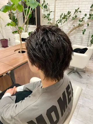 ショート メンズ ダブルカラー/ レイヤー🍒齋藤 澪のヘアスタイル