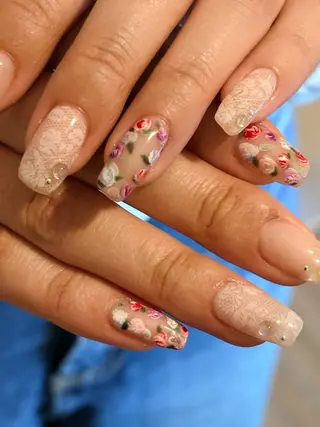 ネイル rina🎀 ご新規様受付中🌷のネイルデザイン