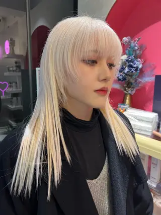 ロング box  mico. mutsumiのヘアスタイル