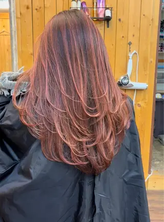 ロング カラー さいとう つかさのヘアスタイル