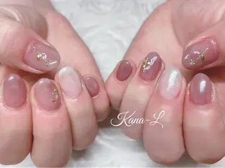 カラー ネイル 芦辺 香奈のネイルデザイン