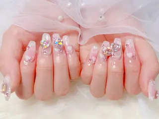 ミディアム Hanaai Salon新宿店のネイルデザイン