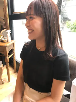 ミディアム また会いたくなる 美容師【KENTA】のヘアスタイル