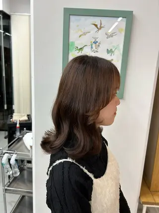 ミディアム 藤原 あかりのヘアスタイル