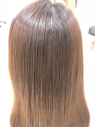 ロング パーマ 女性カットモデル 募集中店長　伊熊祐紀のヘアスタイル