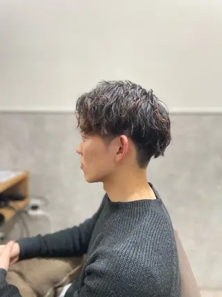 ショート パーマ メンズ ROCCAhair 谷山陸のヘアスタイル