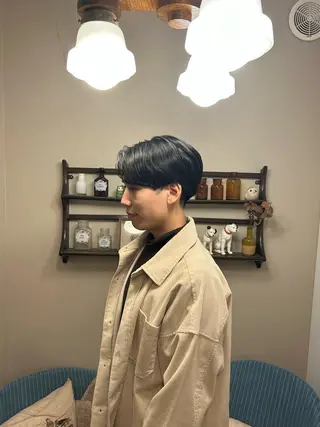 ショート メンズ Masaki ブリーチカラーのヘアスタイル