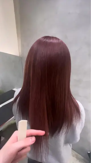 セミロング カラー 宮嶋 蓮のヘアスタイル