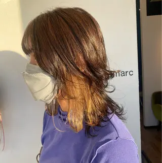 ミディアム 丸山 純奈のヘアスタイル