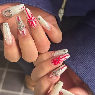 ロング 小川 柚香のネイルデザイン