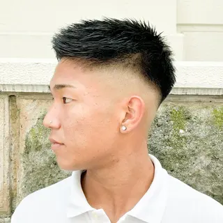 ショート メンズ DAD　BARBERSHOP所属・三宮メンズカット ヨシイッキのヘアスタイル