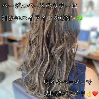 セミロング 加藤 実穂のヘアスタイル