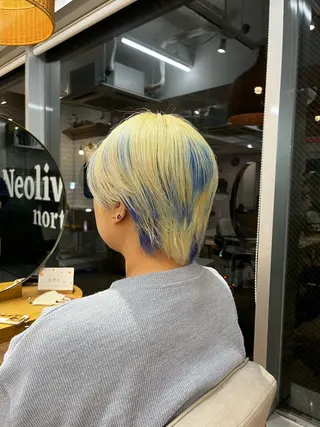 ショート カラー 🎀みさき🎀 韓国レイヤー/ボブのヘアスタイル