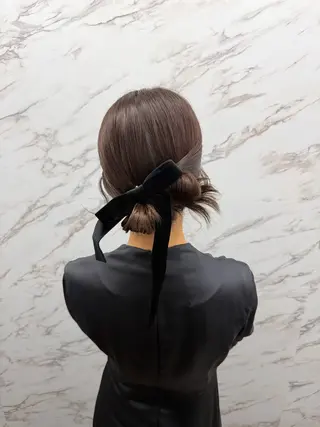 セミロング カラー ヘアアレンジ 髪質改善/レイヤー 新宿🫧SUZUKAのヘアスタイル