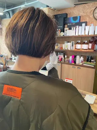 ショート さの あやねのヘアスタイル