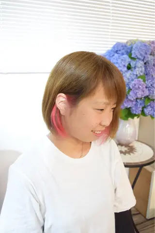 ショート カラー 五感鷹匠所属・櫛引 健太のヘアスタイル