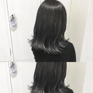 ショート カラー ショート/ボブ/ 白髪ぼかし/しんやのヘアスタイル