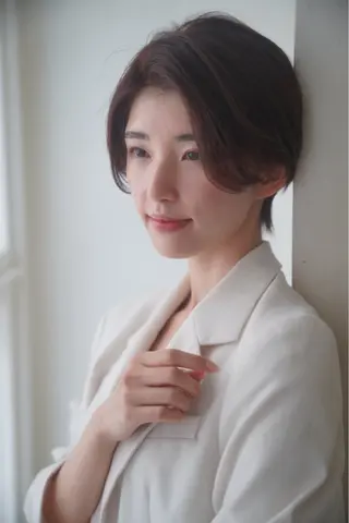 ショート ✂️モデル募集✂️ 嶌野衣純のヘアスタイル