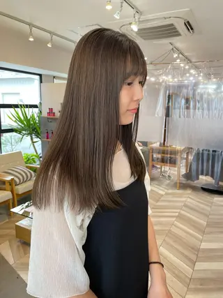 ロング 永井 瑞穂のヘアスタイル