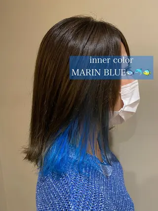 セミロング WADA SAKIのヘアスタイル