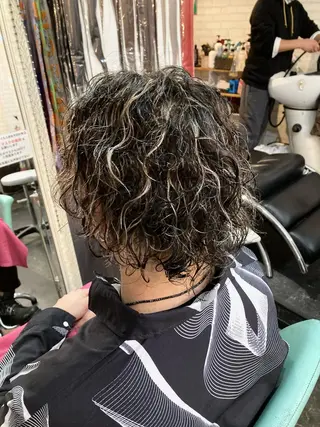 ショート カラー パーマ メンズ Kimura Shinyaのヘアスタイル