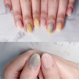 ネイル (∩_∩)ミモネイル /eyelashのネイルデザイン