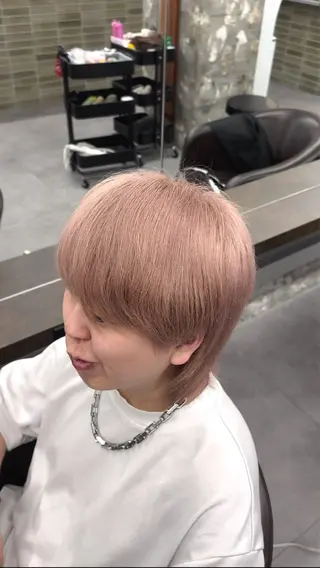 ショート カラー メンズ ハイトーン特化🌟 カワシマシュンスケのヘアスタイル