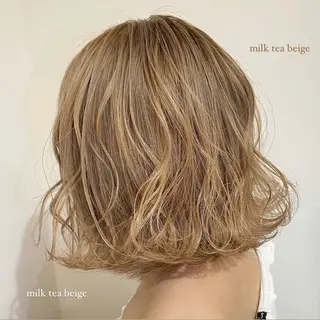 ミディアム カラー ヘアアレンジ AI TOKYO S所属・mizuki 【韓国レイヤー】のヘアスタイル