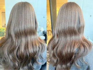 セミロング カラー 徳丸 瞭のヘアスタイル