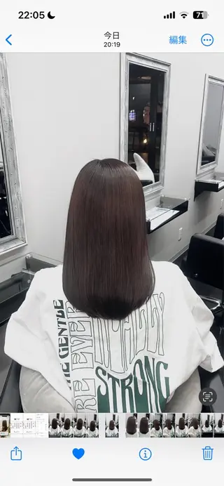 ロング BALE所属・祥華(さちか)／透 明感カラー／髪質改善のヘアスタイル