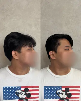 ショート パーマ メンズ 韓国メンズヘア/ ダウンパーマ/歩夢のヘアスタイル