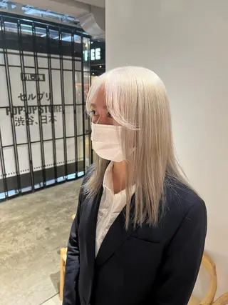 セミロング GO TO DAY 渋谷モディ店所属・艶髪 mayuka💖のヘアスタイル