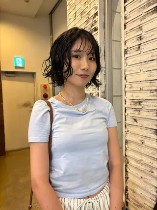 パーマ 伊藤 優衣 /カットモデル名古屋のヘアスタイル